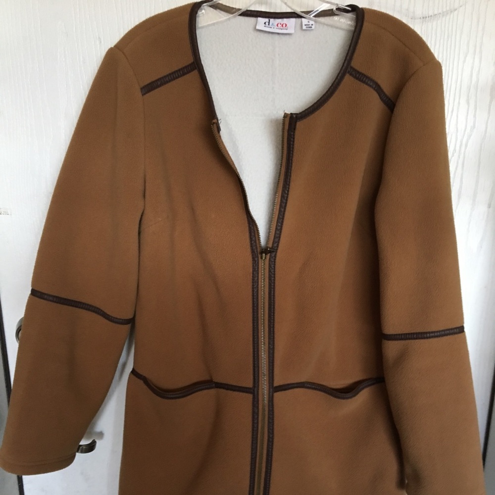 Bonded fleece coat